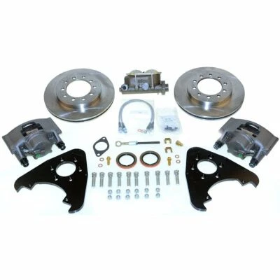 Fits 1970-78 Jeep CJ5/CJ7 SSBC Front Disc Brake Kit (clear iron calipers) - Image 1 of 4