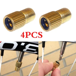 4Pcs/Set To Valve Adapter Converter Road Bike Bicycle Pump Tube 1..DB - Picture 1 of 7