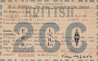 QSL QSO Card CB HAM Radio PostCard 1927 Stocksfield-on-Tyne. England 2CC Stamps