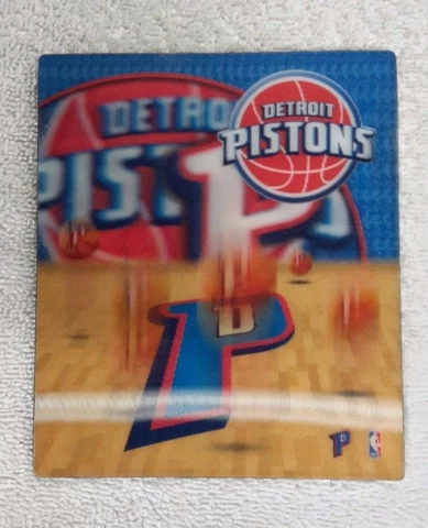 DETROIT PISTONS NBA BRAND NEW 3D LENTICULAR FRIDGE MAGNET SIZE 4"x5" Cover