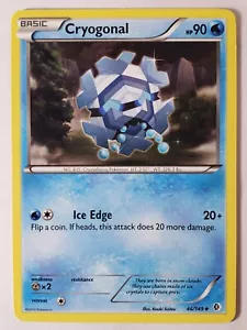 LP Cryogonal 46/149 - Tarjeta de Pokémon cruzada límites - Arte Kouki Saitou - Imagen 1 de 2