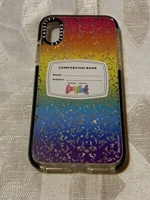 Authentic Lisa Frank Casetify IPhone XS Phone Case Composition Book - Image 1 of 4