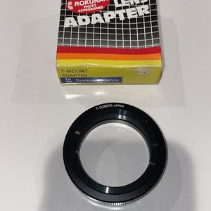Contax Yashica FR FRII RTS 137m Aetna Rokunar T-Mount Adapter Boxed NOS