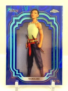 2024 Topps Chrome Disney Namaari Blue Lava Refractor 65/75 Raya & Last Dragon - Picture 1 of 2