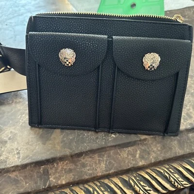 VINCE CAMUTO черный искусственной кожи пояс с сумкой XL $48 - Изображение 1 из 2