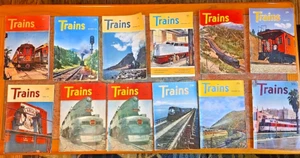 Trains 1946: The Popular Magazine of Railroading 12 Issues All Months But May. - Bild 1 von 18