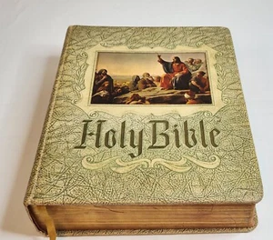 VIntage Family Holy Bible Pre owned 1960 Devore and Sons 1960 - Picture 1 of 7