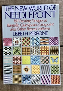 The New World of Needlepoint by Lisbeth Perrone 1972 Hardcover-Excellent Cond - Imagen 1 de 12