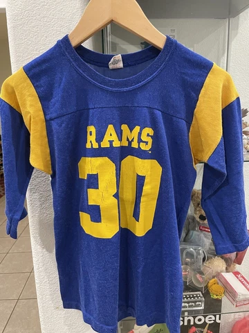 Vintage 70’s NfL By Rawlings Sears Rams Kids Raglan Cover