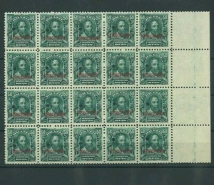 BRAZIL ABNCo. *SPECIMEN* 50c Margin BLOCK {20} UM MNH MF143 - Picture 1 of 3