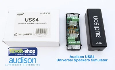 Audison USS4 Universal Speakers Simulator with turn-on delay - Image 1 of 3