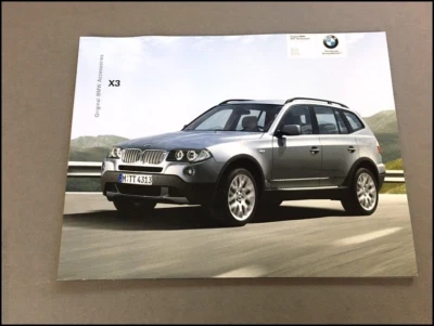 2007 BMW X3 60-page Factory Original Accessories Brochure Catalog Foto 1 de 4