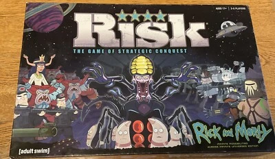 EUC Risk: Rick and Morty Edition Board Game- Open Box 100% Complete - Image 1 of 4