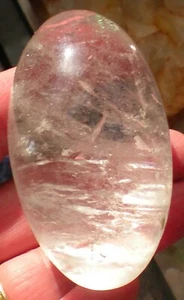 Himalaya klarer Quarz geschnitztes Ei sc558e - Bild 1 von 5
