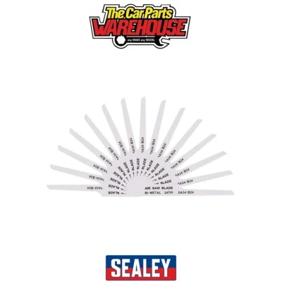 Sealey SA34-B2415 94.5mm HSS Air Saw Blade 24tpi - Pack of 15 - Image 1 of 4