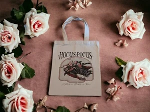 Canvas Tasche Hocus Pocus Hexenclub Tasche zum Einkaufen Hexen Magic 35x40 cm - Bild 1 von 3