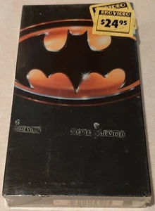 1989 Batman Original Movie VHS Tape Factory Sealed Warner Home Video Stamp seal - Picture 1 of 8