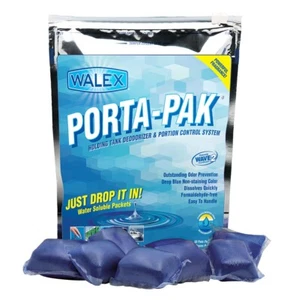 50 Pack Walex Porta-Pak Holding Tank Deodorizer & Portion Control Drop-Ins, S5 - Bild 1 von 6