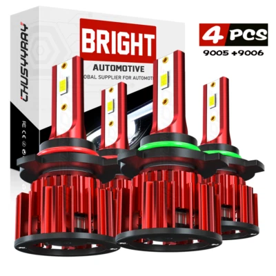 Para Honda CRX 1988-1991 4x Bombillas LED para faros Luz baja/alta 9005 9006 Foto 1 de 4