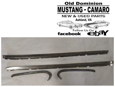 1968 Fairlane 500 Fastback Drip Rail Moldings Driver And Passenger - Image 1 of 4