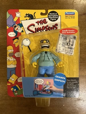 Figura de acción de colección The Simpsons Grampa Simpson World of Springfield Playmates Foto 1 de 2