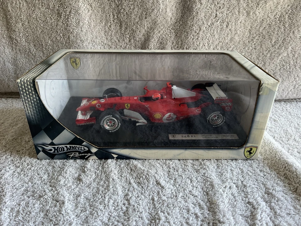 Hot Wheels 1:18 Ferrari 248 F1 Michael Schumacher 2006 J2980 – Sealed Box - Image 1 of 4