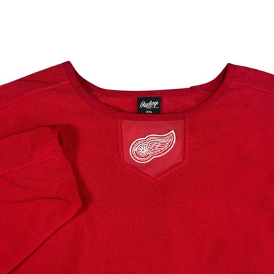 Detroit Red Wings Sweatshirt Mens XXL Rawlings Center Logo Fleece NHL Hockey Y2K - Image 1 of 4