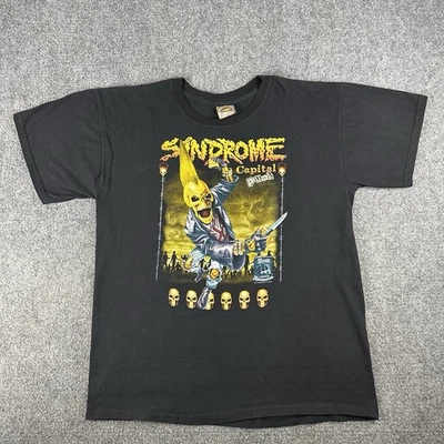 Rock Revolution Sindrome Capital Punk Shirt Large Men’s Black Mexico Metal Band - Image 1 of 4
