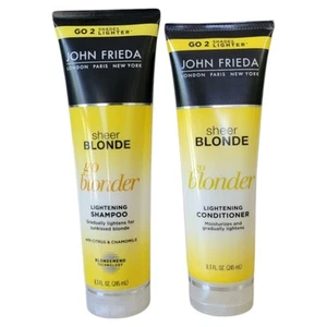 JOHN FRIEDA Sheer Blonde Go Blonder Lightening Shampoo & Conditioner Set - Picture 1 of 1