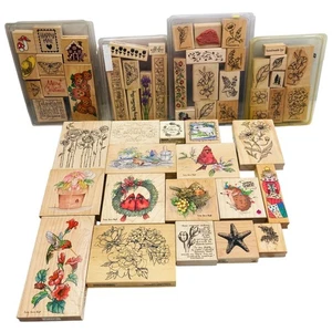 Verschiedene Briefmarkensammlung 54 insgesamt Stampin' Up, Briefmarken passieren usw. Lot - Bild 1 von 8