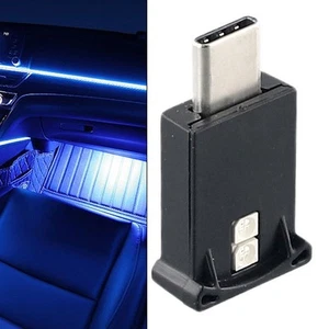Type-C Car Interior Light Car Interior Decor Versatile Use Plug-and-play - Picture 1 of 9