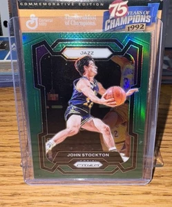 Panini Prizm 2023-24 - John Stockton #198 Green Prizm - Imagen 1 de 2