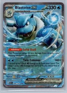 SV: Scarlet & Violet 151 #009/165 Blastoise ex - Picture 1 of 2