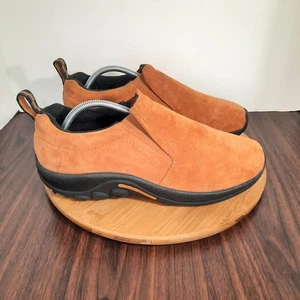 Merrell Jungle Moc Para Hombres Talla 10.5 Zapatos Quemaduras de Sol Naranja Nubuck Cuero Tenis - Imagen 1 de 10