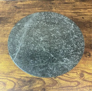 Tagliere per formaggio in marmo verde diametro tondo 10" - Foto 1 di 3
