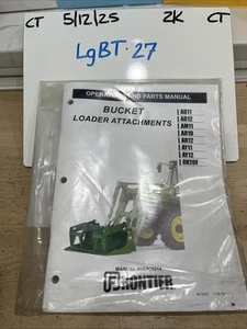 Frontier Operators Manual 5MP76314 Bucket Loader Attch. - Picture 1 of 4