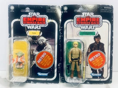 Star Wars Retro Collection 3.75 YODA / LUKE SKYWALKER The Empire Strikes Back - Image 1 of 4