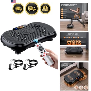 Vibration Plate Exercise Machine for Weight Loss Full Body Workout Wellness - Picture 1 of 10