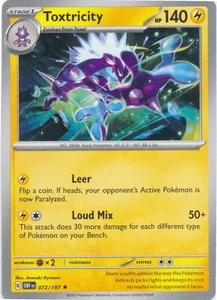Toxtricity 072/197 Non Holo Obsidian Flames Promo Pokemon Card NM - Bild 1 von 1