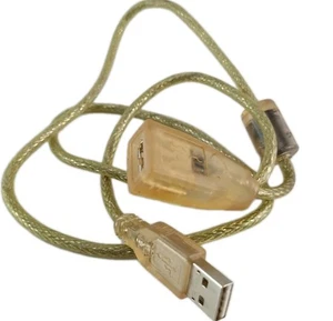 USB A 2.0 to USB B 2.0 Printer mp3 External Hard Drive 36" Extension Cord Clear - Picture 1 of 6