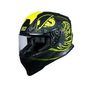 Casco integrale ORIGINE DINAMO FIGHTER giallo fluo/nero opaco - Picture 1 of 3