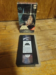 Star Wars VHS Tape Original 1984 Release CBS FOX Video VTG Lucas Film - Imagen 1 de 9