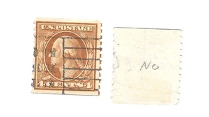 Scott 495, 4c Washington, VertCoil, LPS, usado - Imagen 1 de 1