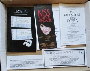 The Phantom of the Opera Pantages Theatre Toronto Souvenir Program & Stubs 1992 - Imagen 1 de 9