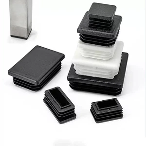 Plastic End Caps For Tubing Blanking Plugs Inserts Furniture Feet Black / White - Picture 1 of 68
