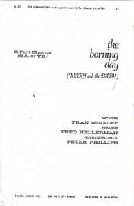 The Borning Day HL 511 Fran Minkoff / Fred Hellerman 2-Part Chorus S.A. or T.B. - Picture 1 of 3
