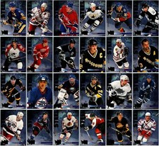 1995-96 FLEER METAL INTERNATIONAL STEEL INSERT CARDS - PICK SINGLES - FINISH SET