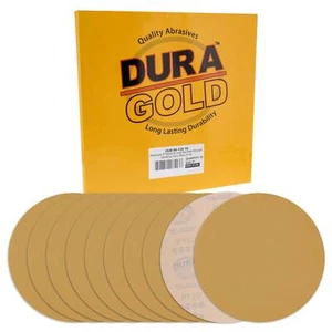 10 - 9" Drywall Sanding Discs, 120 Grit, Hook & Loop Sandpaper, Aluminum Oxide - Picture 1 of 5