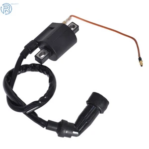 Black Ignition Coil Fit For Yamaha Moto 4 YFM225 1986 1987 1988 - Picture 1 of 5