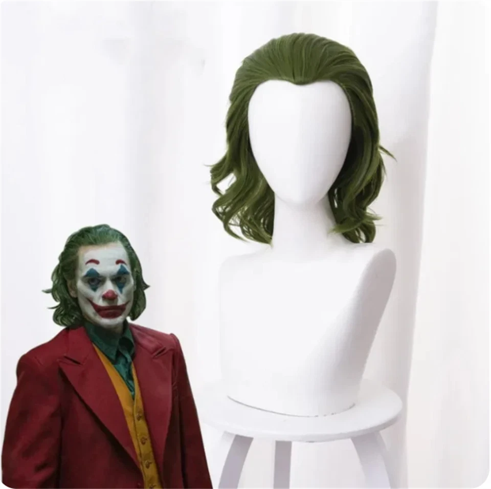 JUNHAO-SHOP Halloween Joker Wig Cosplay Joker-Movie Joaquin Phoenix Arthur Fleck Party Wigs
